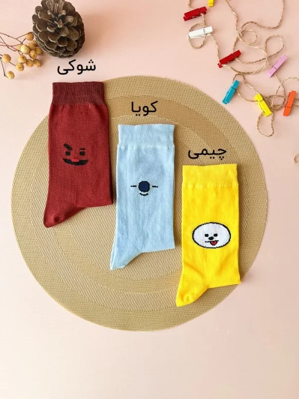 جوراب ساق بلند BT21 - Image 2