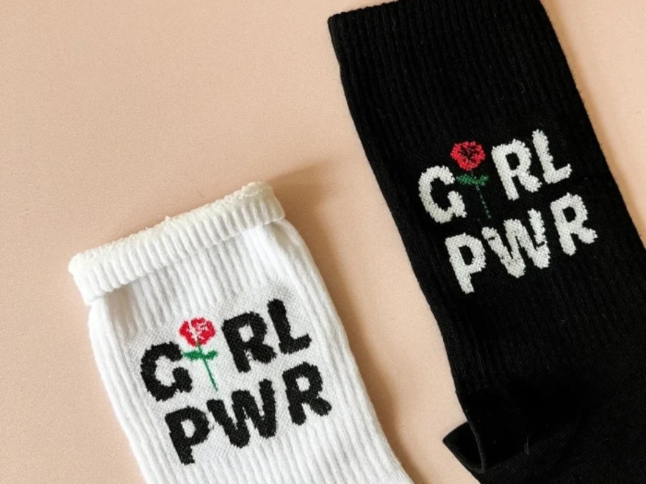 جوراب ساق بلند اسپرت GIRL POWER