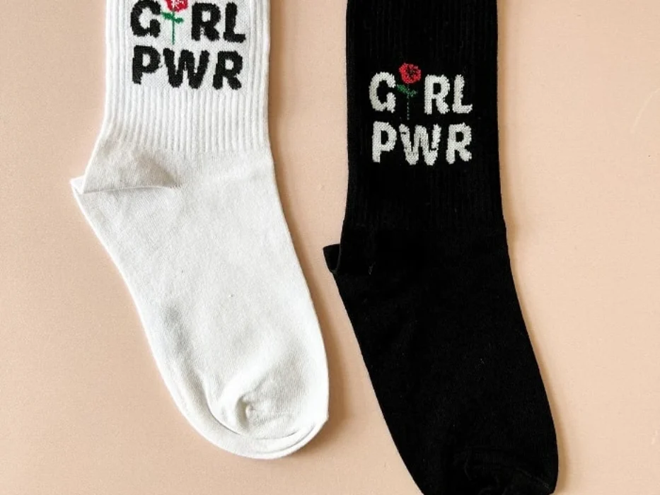 جوراب ساق بلند اسپرت GIRL POWER