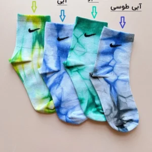 جوراب نیم ساق زنانه آبرنگی نایکی