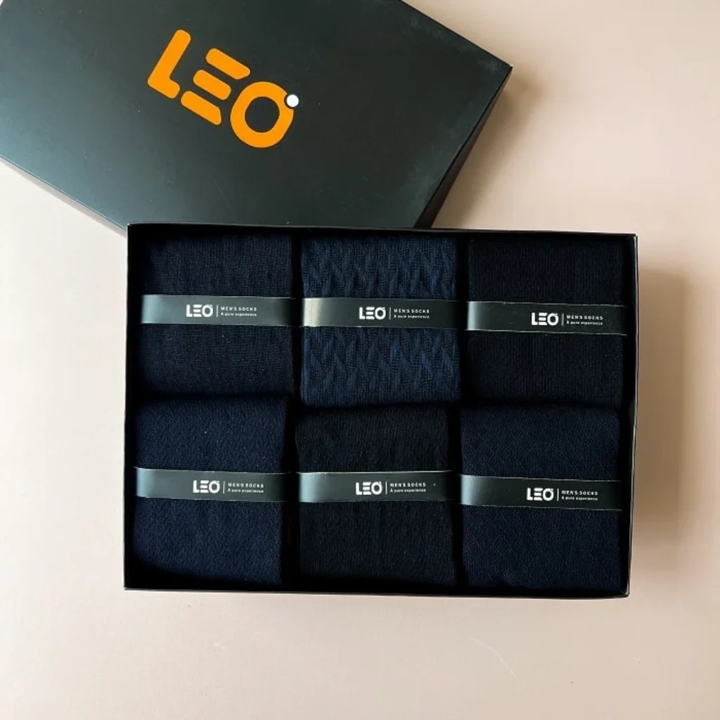 جوراب ساق بلند مردانه LEO کد 125