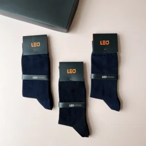 پک جوراب ساق بلند مردانه LEO کد 125