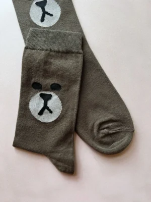 جوراب ساق بلند کارتونی تدی