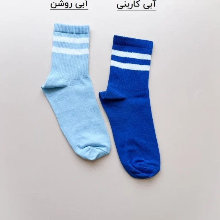 جوراب نیم ساق اسپرت مدل دو خط یونیسکس