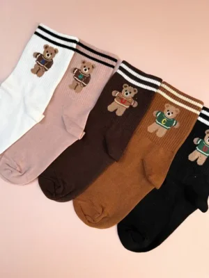 پک جوراب ساق بلند زنانه تدی دو خط