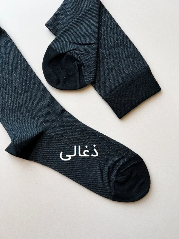 جوراب ساق بلند مردانه خطی