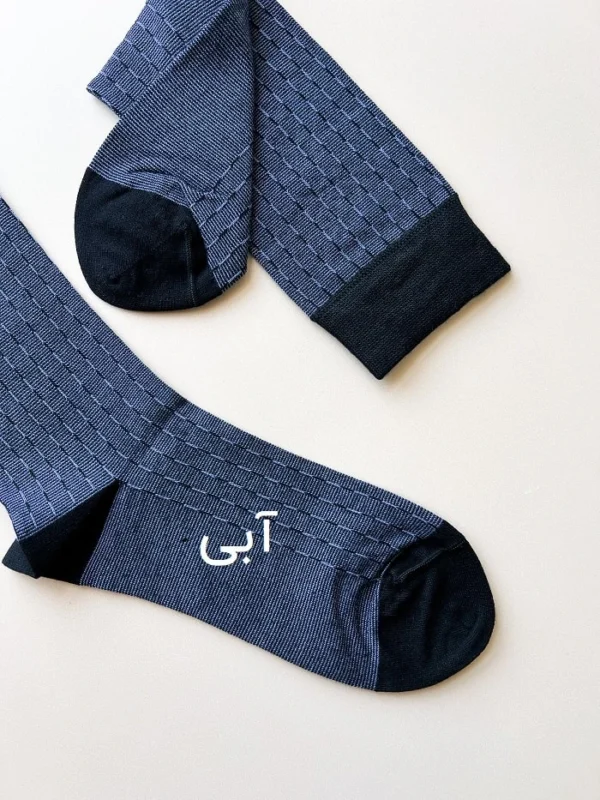 خرید جوراب ساق بلند مردانه کلاسیک طرحدار