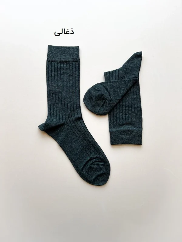 جوراب ساق بلند مردانه طرح خطی