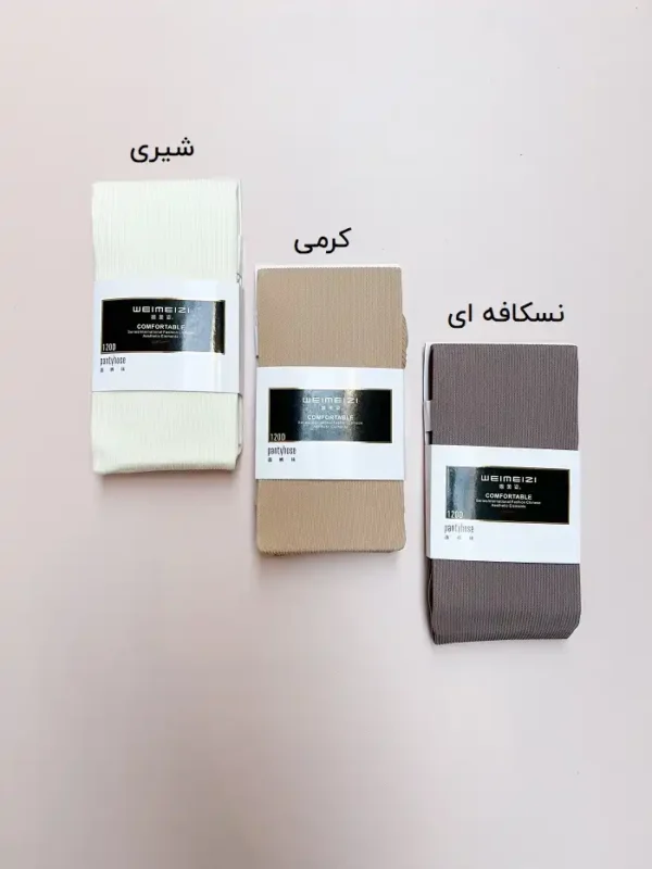 جوراب شلواری زنانه کبریتی ریز - Image 5