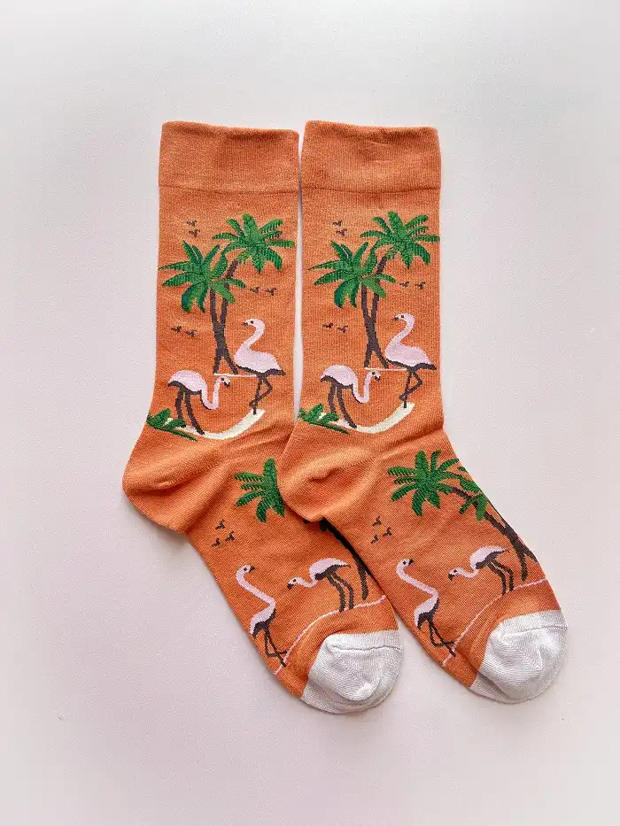 جوراب ساق بلند زنانه فلامینگو