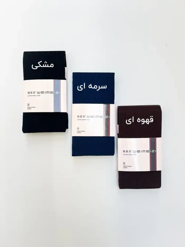 جوراب شلواری زنانه کبریتی درشت 
