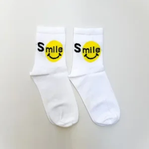 جوراب نیم ساق طرح اسمایل Smile یونیسکس