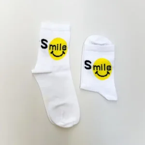 جوراب نیم ساق طرح اسمایل Smile یونیسکس