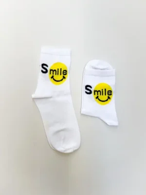 جوراب نیم ساق طرح اسمایل Smile یونیسکس