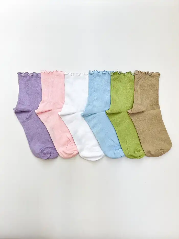 جوراب ساق بلند زنانه رنگی