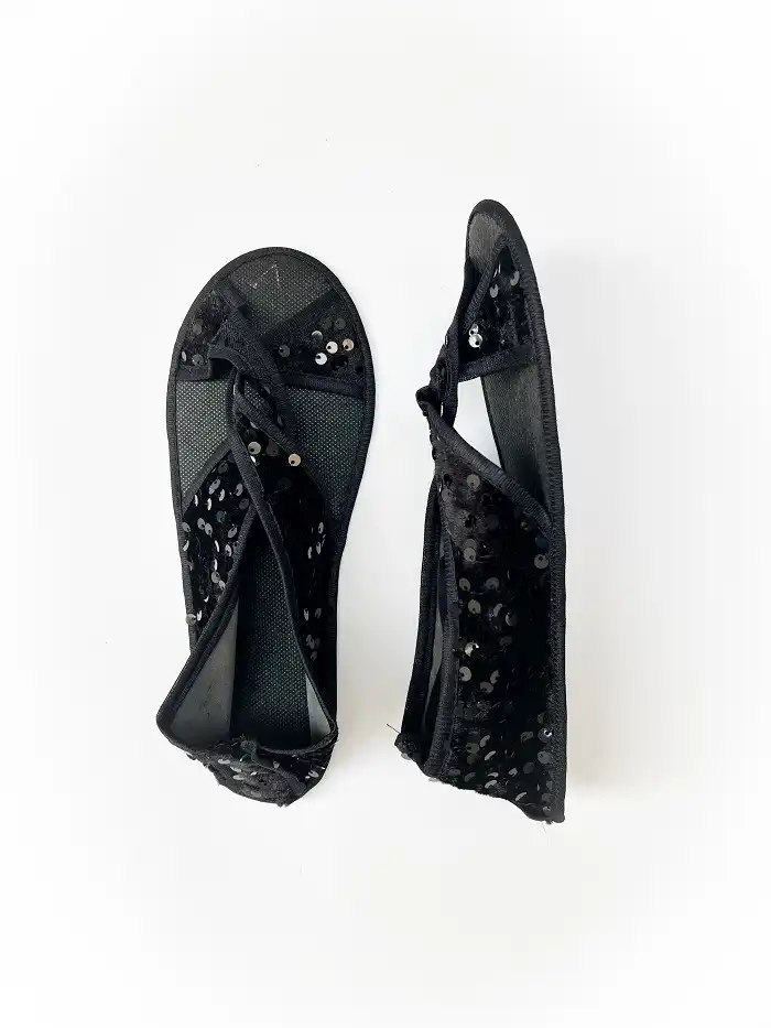 پاپوش زنانه گره ای مدل پولکی