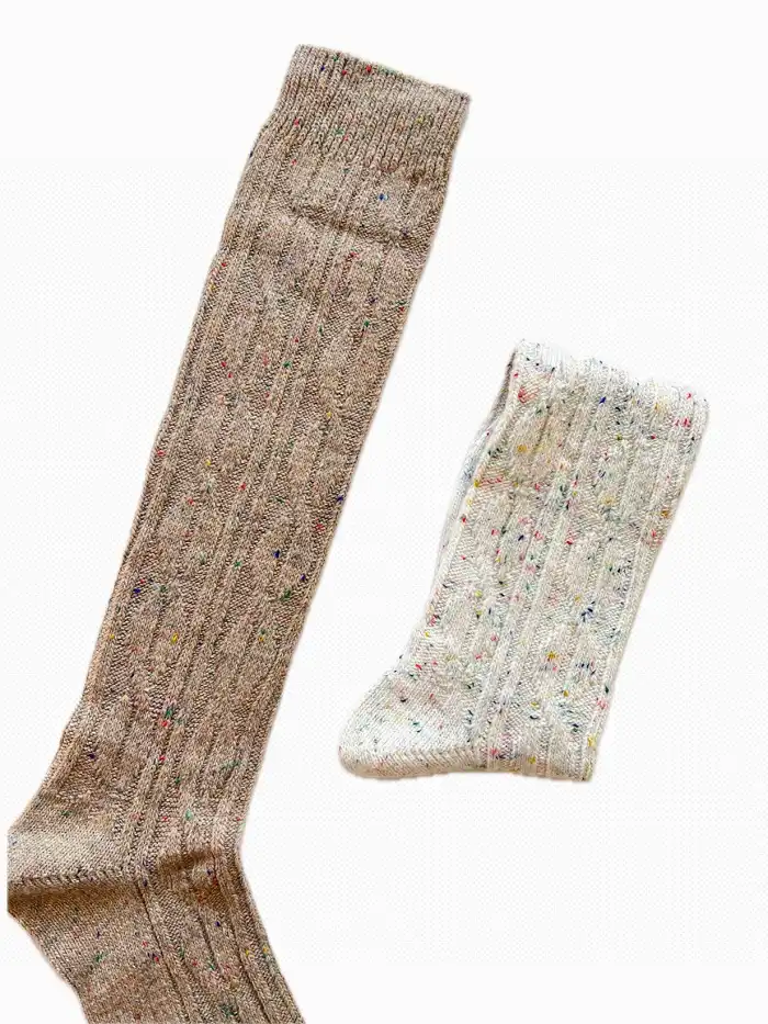 جوراب زیر زانو زنانه بافت ایپک دار مدل Alpaca Thermo 3 جوراب زیر زانو زنانه بافت ایپک دار مدل Alpaca Thermo - Image 3