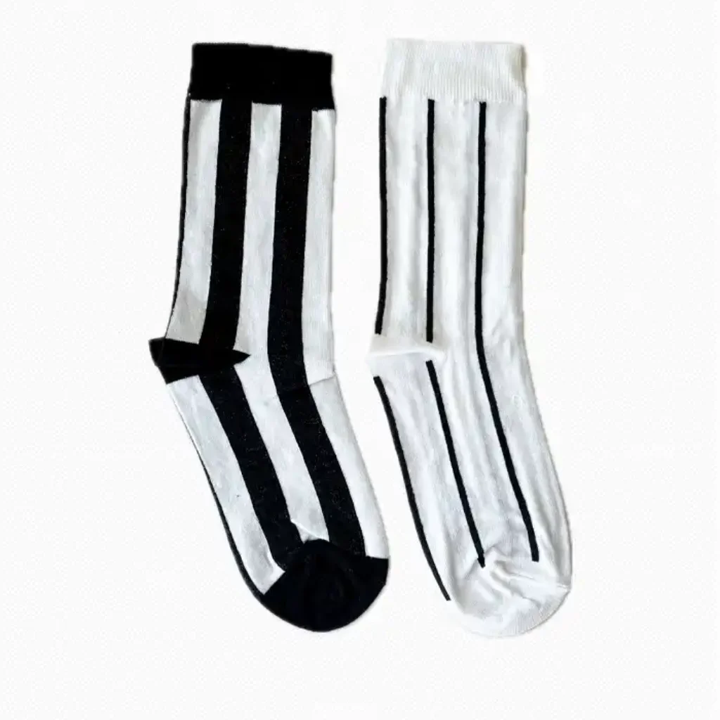 جوراب ساق بلند طرح Zebra یونیسکس