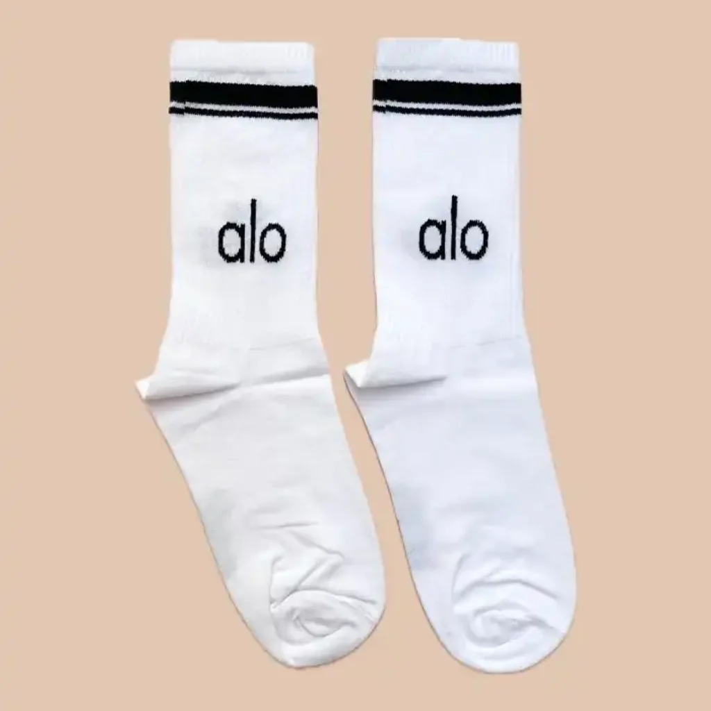 جوراب ساق بلند طرح alo یونیسکس