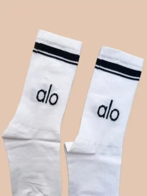 جوراب ساق بلند طرح alo یونیسکس