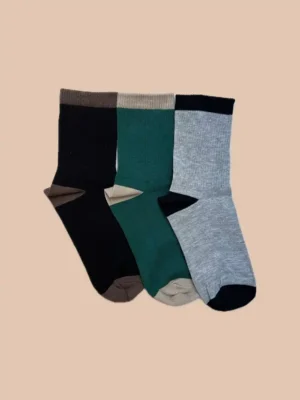 جوراب ساق‌ بلند ترکیب‌ رنگی کلاسیک یونیسکس