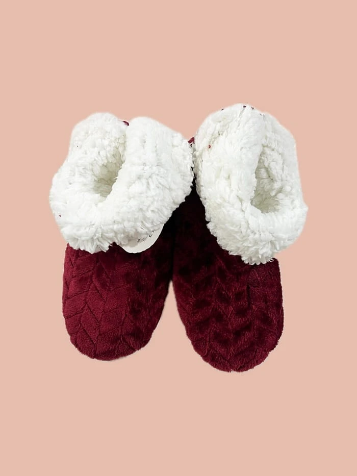 پاپوش ساق دار زنانه خزدار رنگی ساده 2 پاپوش ساق دار زنانه خزدار رنگی ساده