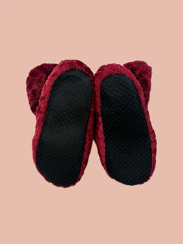 پاپوش ساق دار زنانه خزدار رنگی ساده 3 پاپوش ساق دار زنانه خزدار رنگی ساده - Image 3