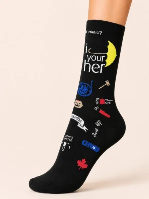 جوراب ساق بلند طرح HIMYM