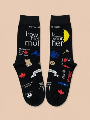 جوراب ساق بلند طرح HIMYM
