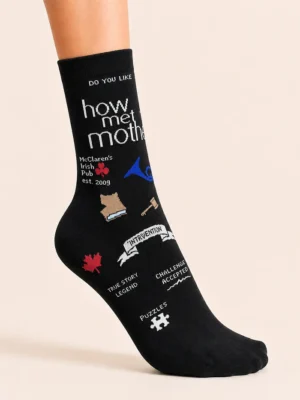 جوراب ساق بلند طرح HIMYM