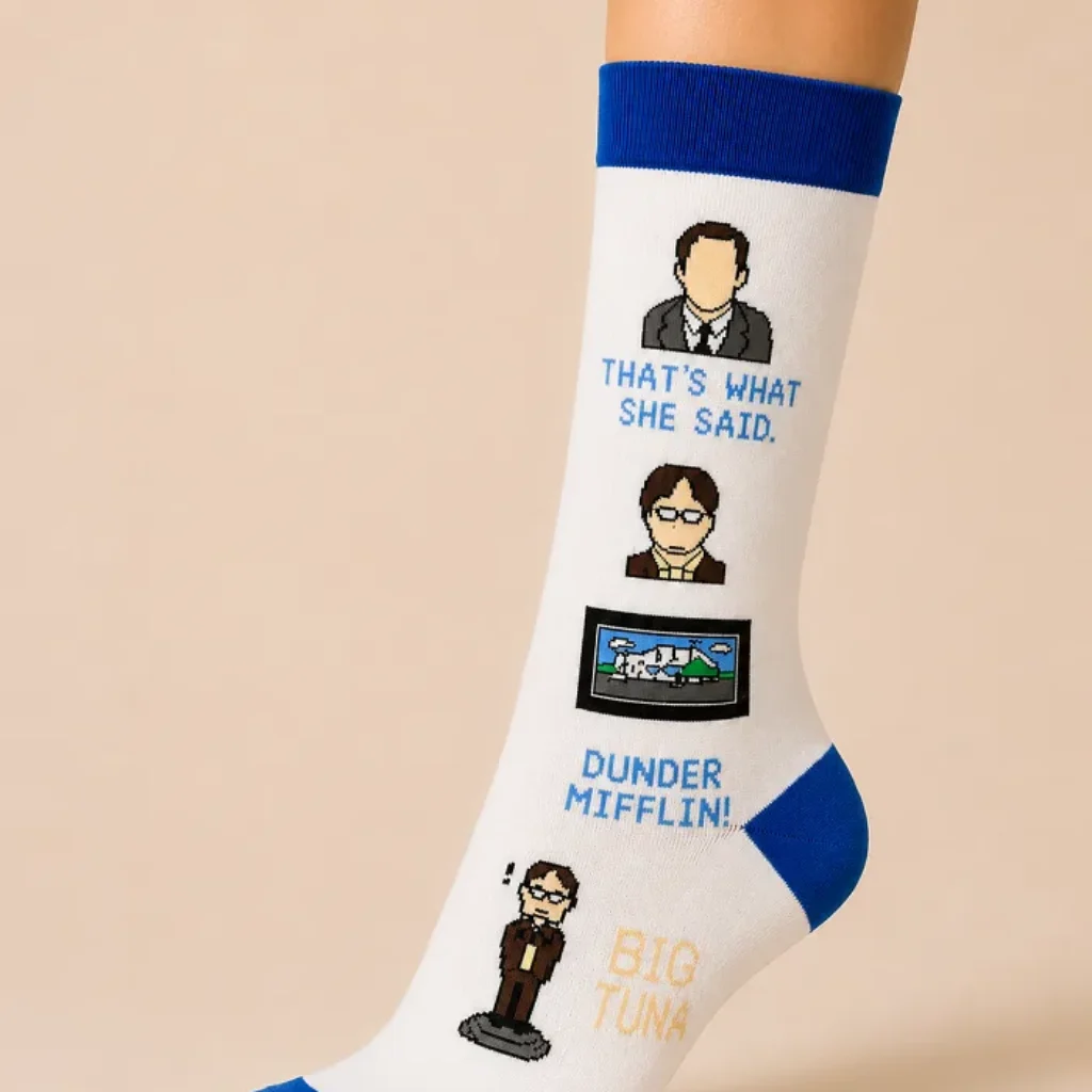 جوراب ساق بلند طرح آفیس The Office