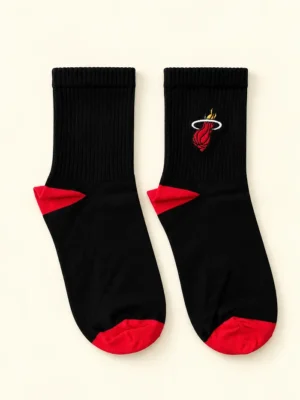 جوراب ساق بلند طرح Miami Heat 4